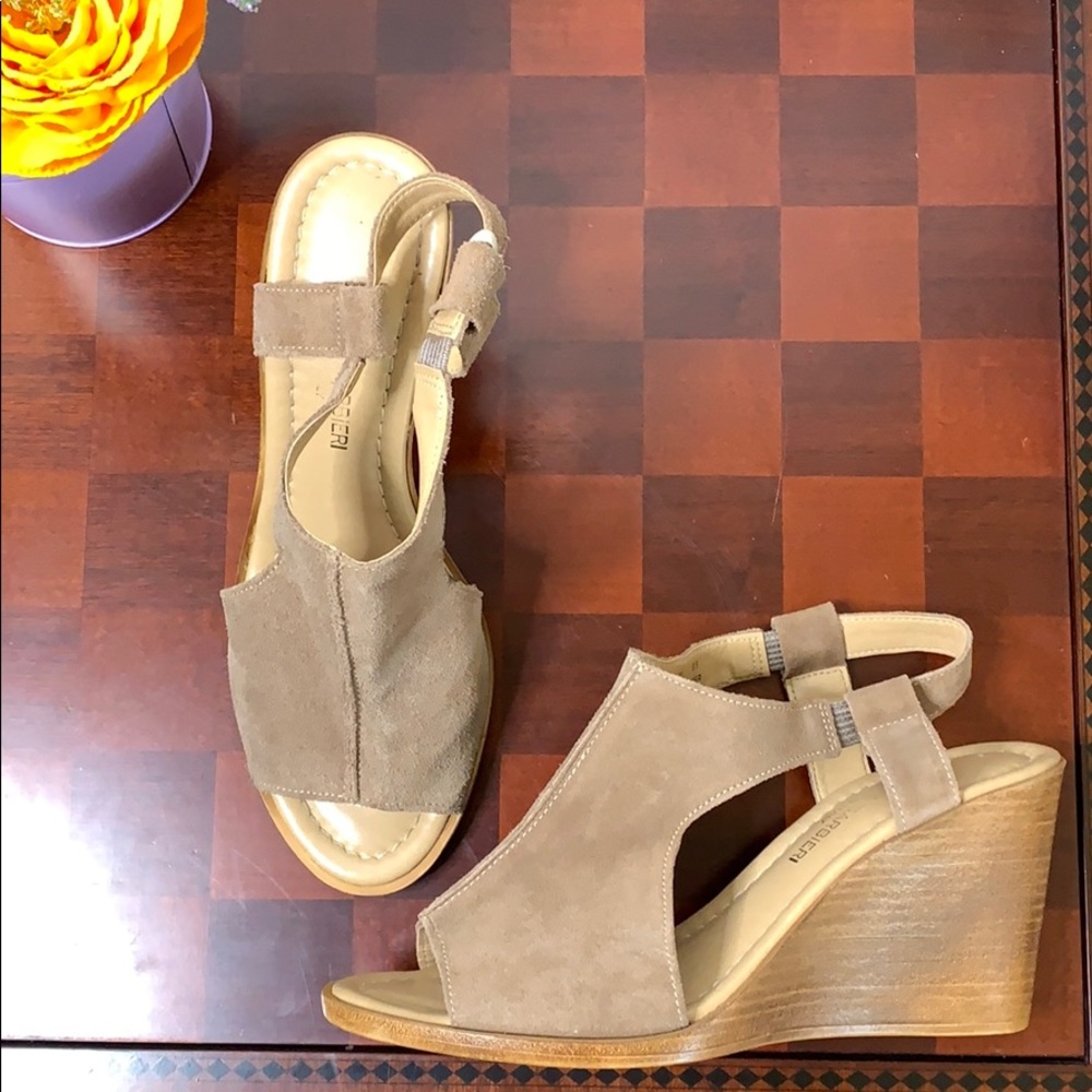 Barbara Barbieri Suede Leather Wedges